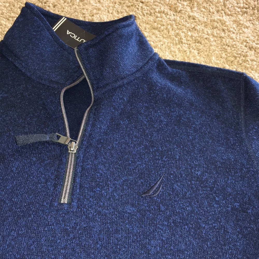 Men’s Nautica Quarter Zip Sweathshirt - Picture 3 of 8